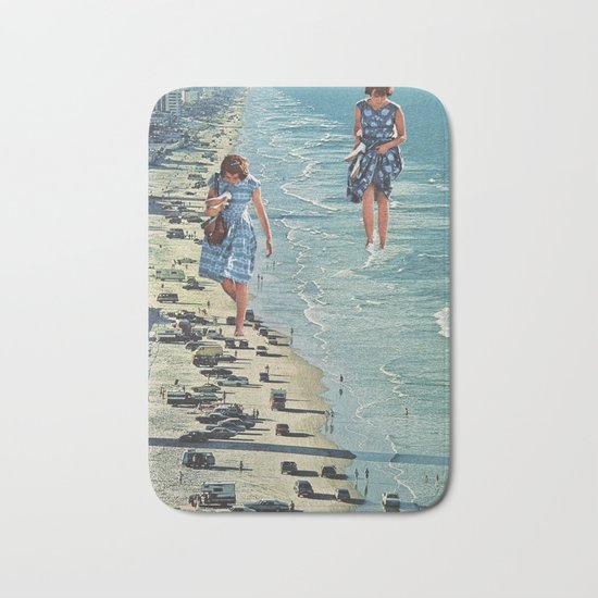 Walk on the Beach Bath Mat
