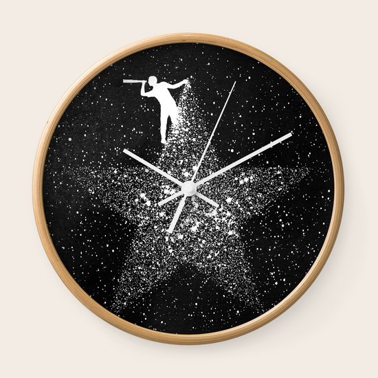 Stargazing Wall Clock