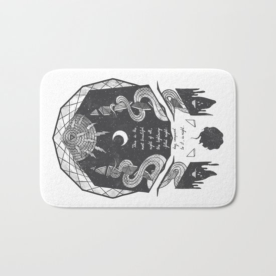 The Lightning-Filled Night Bath Mat