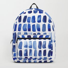 Watercolor Blue Swatches Backpack