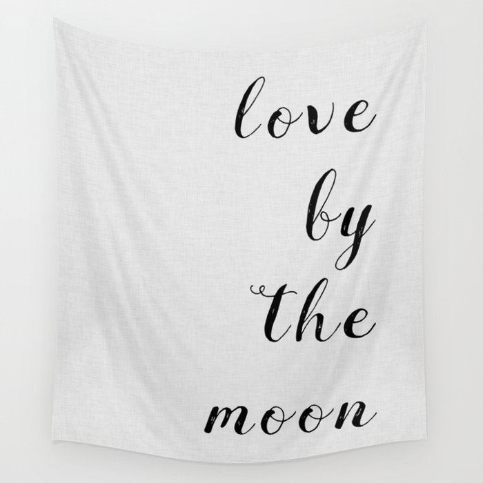 Love By The Moon Wall Tapestry