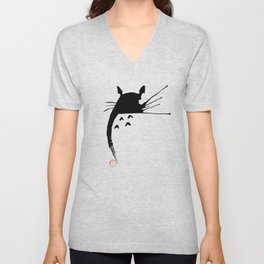 Zen Totoro V Neck T Shirt