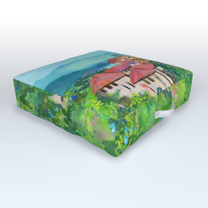 Lake Maggiore Outdoor Floor Cushion