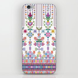 Palestinian Tatreez - Blooming Flowers -DecoElian iPhone Skin