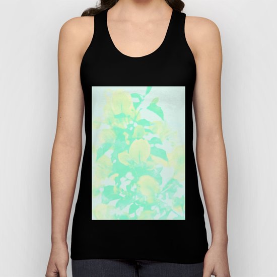 Mint Bougainvillea Unisex Tank Top