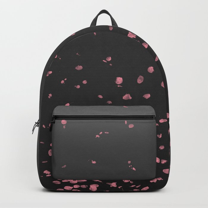 Cherry Blossom Rain Dark Backpack