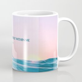 Bible Verse Ocean Collage Coffee Mug