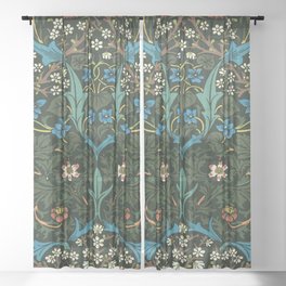 William Morris Tulip  (1834-1896) Sheer Curtain