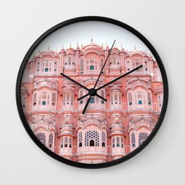 391. Wind Palace, Jaipur, India Wall Clock | Windpalace, Colorful, Wind, World, Luxury, Travel, History, Indian, Hawamahal, Jaipur 