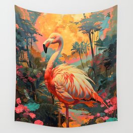 Beautiful Flamingo Wall Tapestry