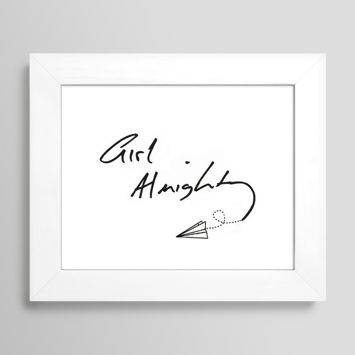 Girl Almighty Home Fine Art Print