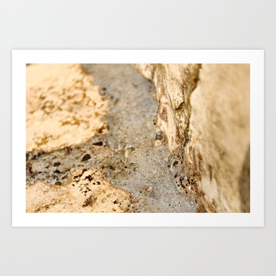 Stream of Bubbles Art Print