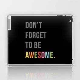 Be Awesome 2 Funny Quote Laptop Skin