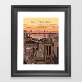 San Francisco Print Framed Art Print