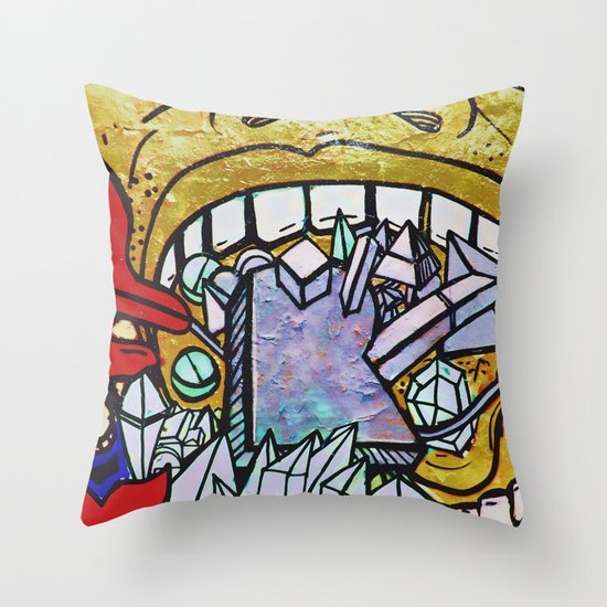 Graffiti II Throw Pillow