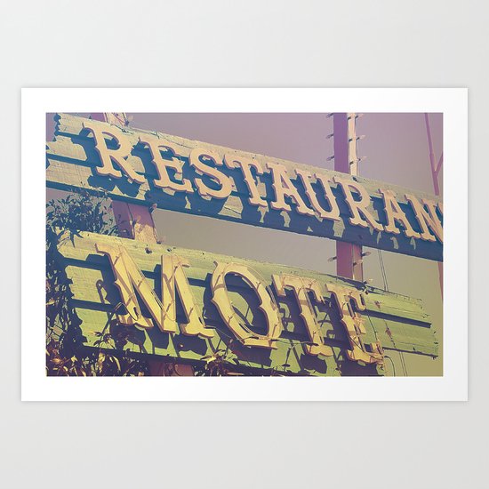 Motel #4 Art Print