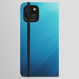 Underwater blue background iPhone Wallet Case