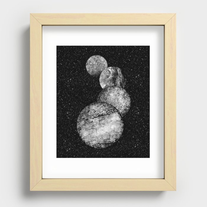 Many Moons Recessed Framed Print