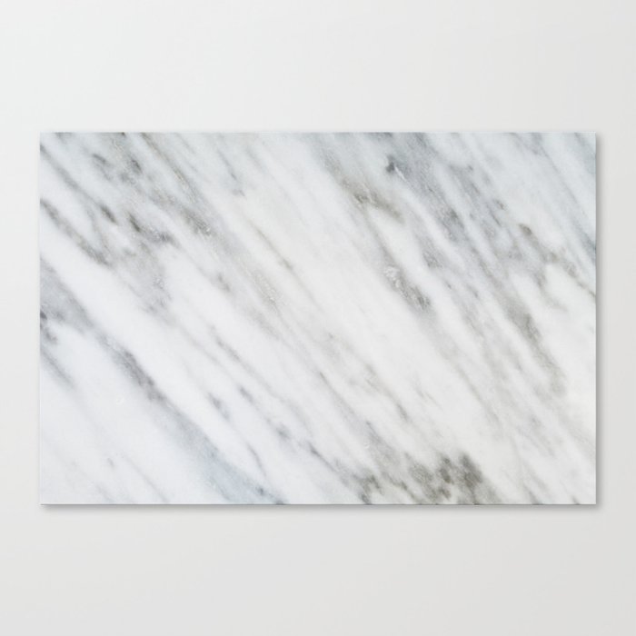 Carrara Italian Marble Canvas Print