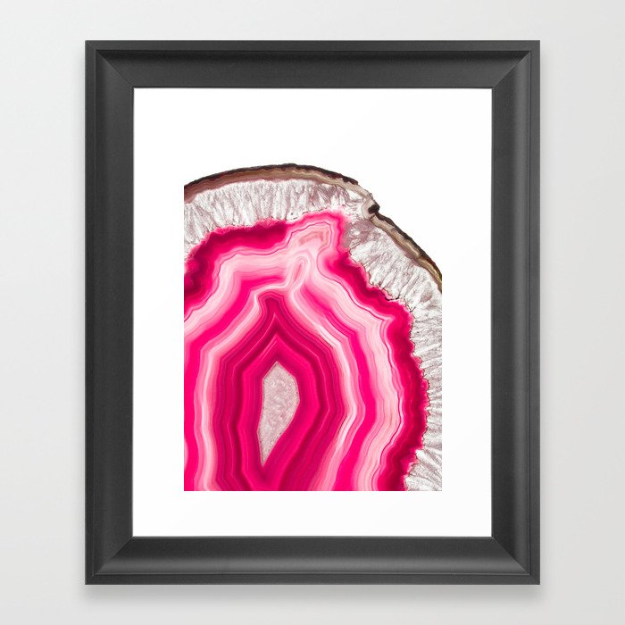 Translucent Agate Framed Art Print by cafelab Society6