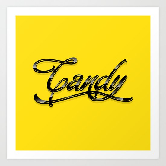 Candy Art Print