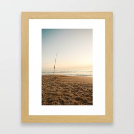 beach day Framed Art Print