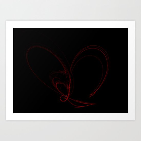 Heart Of Love Art Print