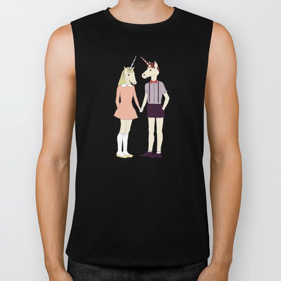 Our love is unique, we are Unicorns Biker Tank
