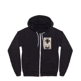 Insects and the Head of a Wind God Zip Hoodie
