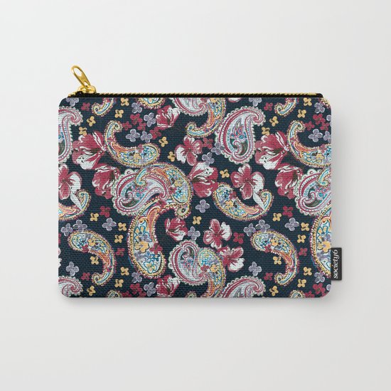 Paisley Pattern Carry-All Pouch