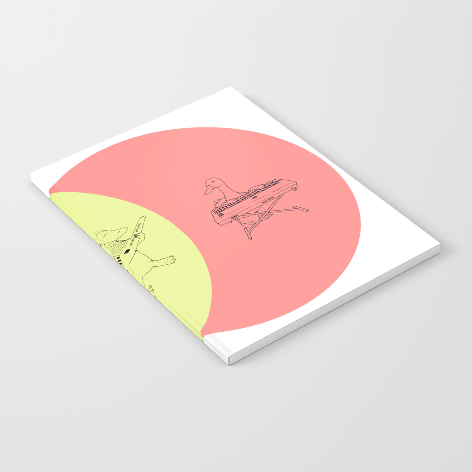 Keytar Platypus Venn Diagram Gyr Notebook By Guy Blank Society6