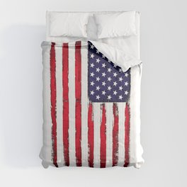 Vintage American flag Comforter