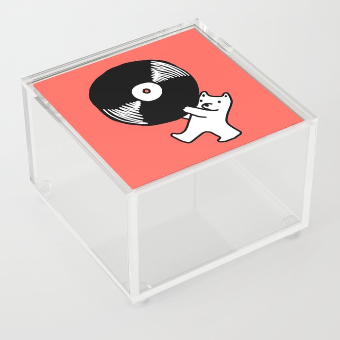Record bear Acrylic Box