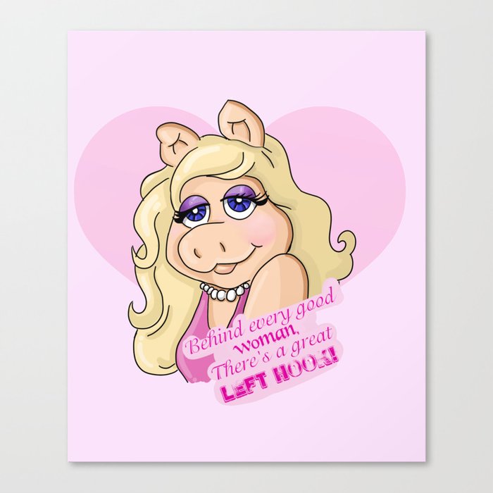 Miss Piggy Canvas Print By Keriilynne Society6