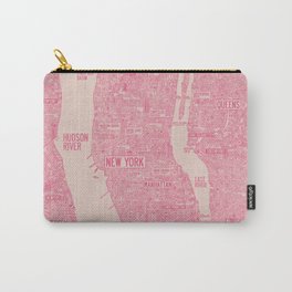 New York map Carry-All Pouch