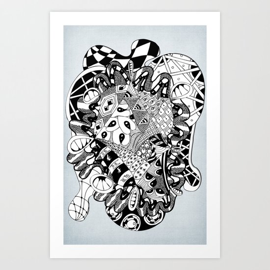 The heart of things Art Print