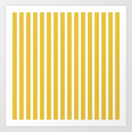 Yellow Stripe Art Print