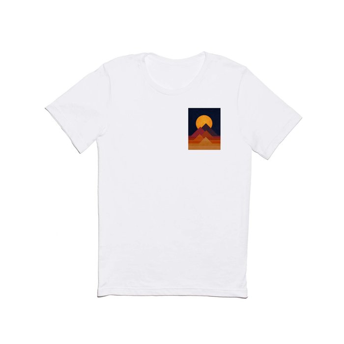 Full moon and pyramid T Shirt