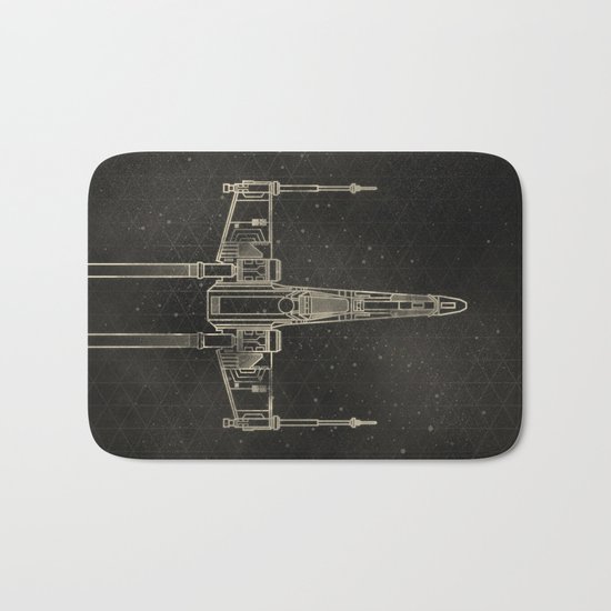 X-Wing Fighter Bath Mat