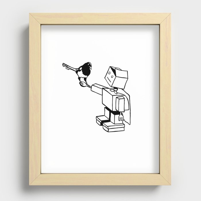 Use your powers for good Recessed Framed Print