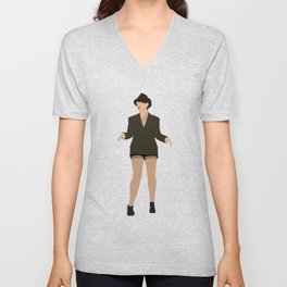 Val from Broad City V Neck T Shirt