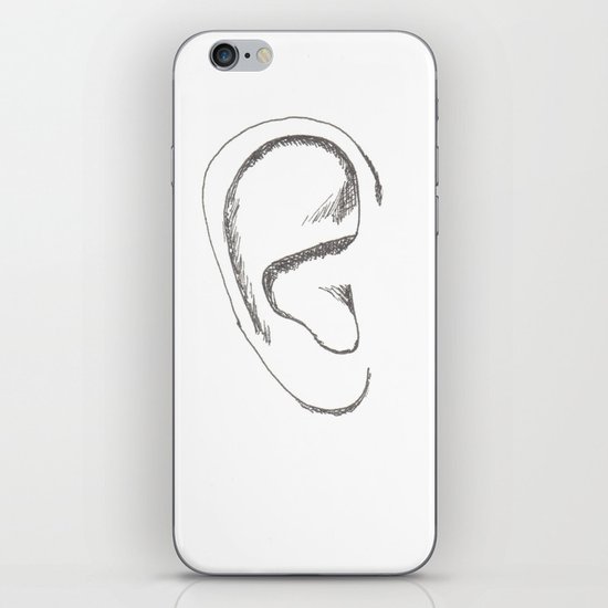 an earful Right iPhone & iPod Skin