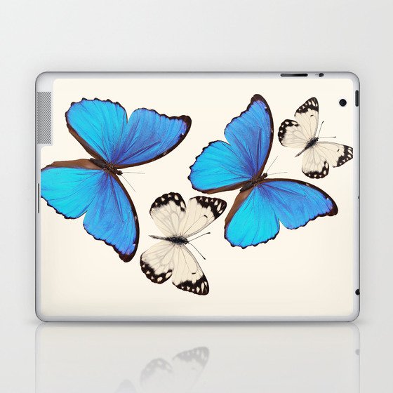 Blue Morpho Butterflies Laptop & iPad Skin