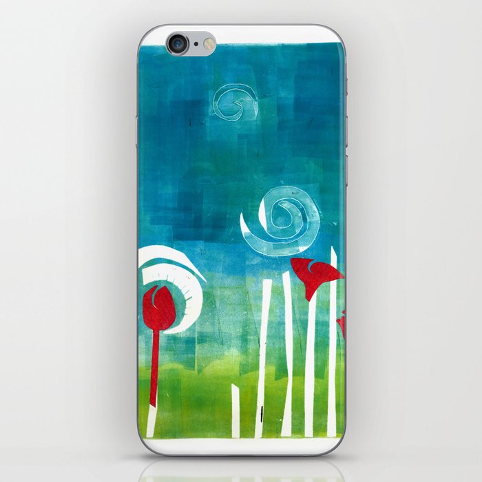 Tulips and Trilliums iPhone Skin