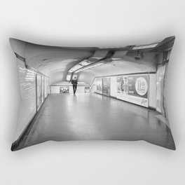 Dans le métro parisien Rectangular Pillow