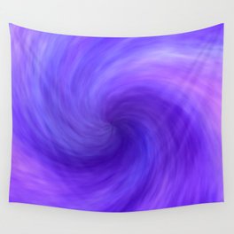 Purple Galaxy Wind Vortex Wall Tapestry