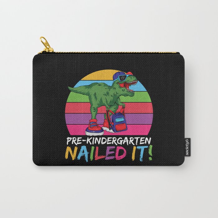 Pre-Kindergarten Nailed It Dinosaur Carry-All Pouch