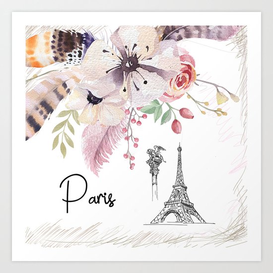 Flowers bouquet #30 Art Print