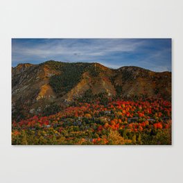 Little Cottonwood Canyon During Sunset | Sandy, Utah | 2023 Canvas Print