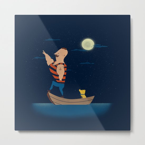 Forever Forward (Night) Metal Print